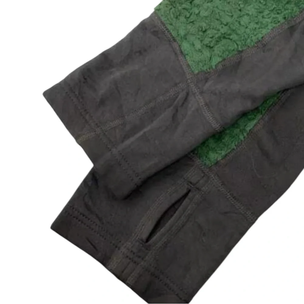 THE NORTH FACE Malbec Grizzly Pack Polartek Fleece Full Zip Jacket in Green XL - Picture 6 of 14